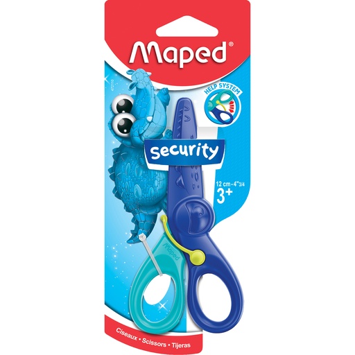 [472110 MAP] KidiCut 4.75" Spring-Assisted Plastic Safety Scissors