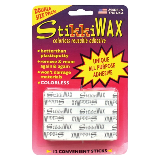 [02010 STIK] StikkiWAX™ Adhesive Bars/Sticks Pack of 12