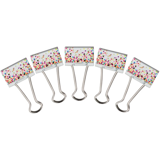 [20857 TCR] Medium Confetti Binder Clips