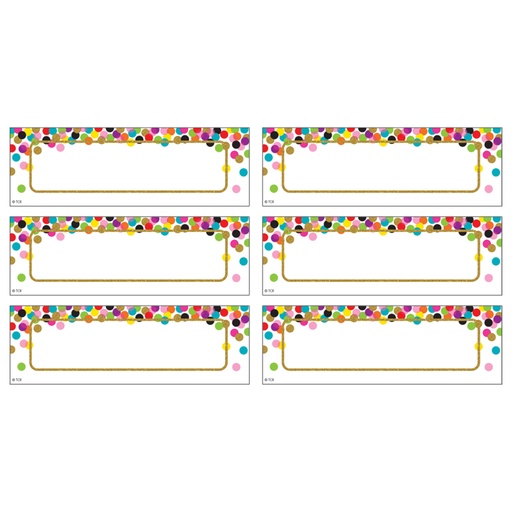 [77013 TCR] Confetti Labels Magnetic Accents