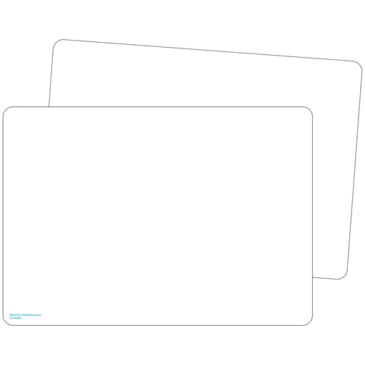 [77891 TCR] Double-Sided Premium Blank Dry Erase Boards Pack of 10