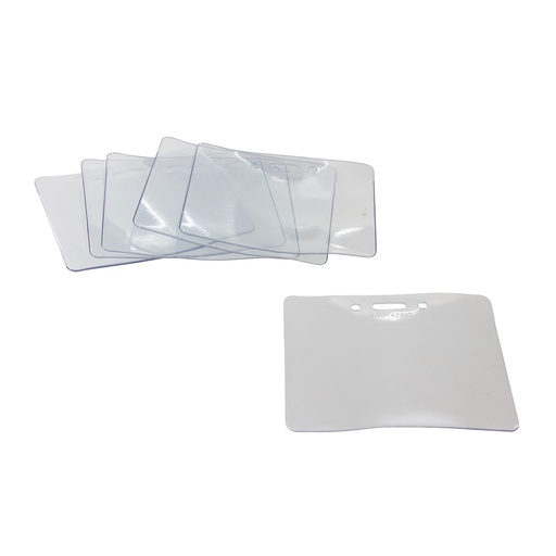 [47810 BAU] Clear Horizontal Proximity Badge Holders Pack of 50