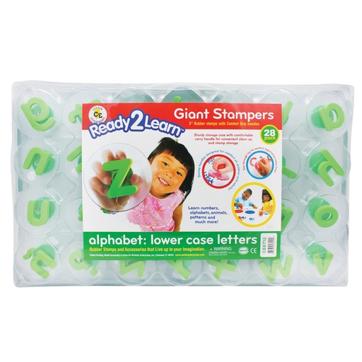 [6712 CE] Lowercase Letters Giant Stampers Set of 28