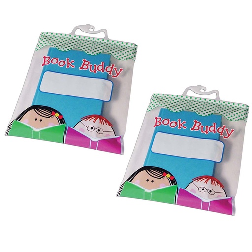 [2993-2 CTP] 10.5" x 12.5" Book Buddy Bags 12ct