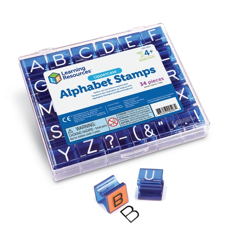 [0597 LER] Uppercase Alphabet Stamp Set