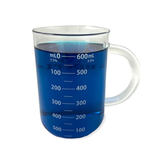 [151060600SP SKF] Glass Beaker Mug 600ml