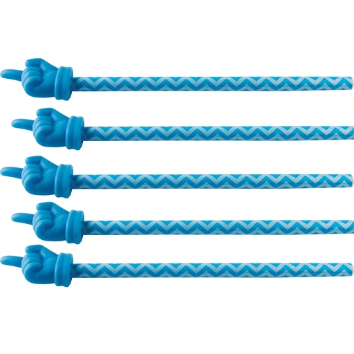 [20676-5 TCR] Aqua Chevron Hand Pointers Pack of 5