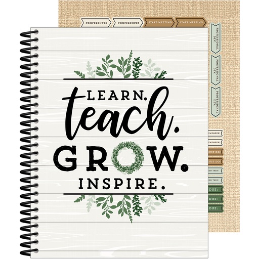 [105048 CD] Farmhouse Teacher Planner