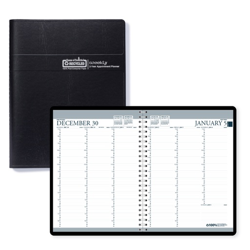 [272002 HOD] 24 Month Professional Weekly Planner January-December