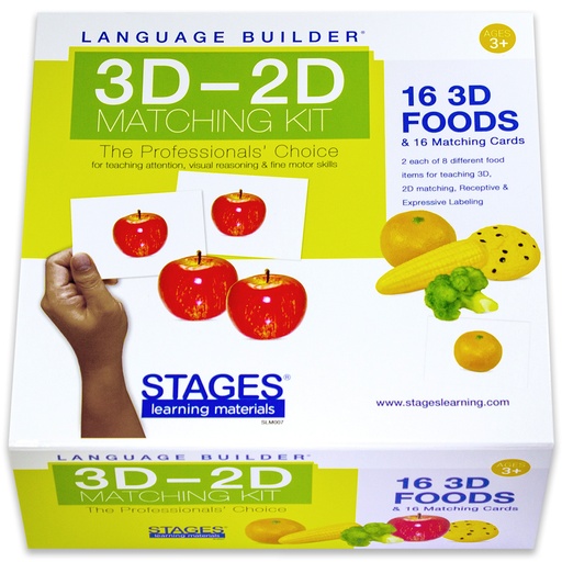 [007 SLM] Language Builder® 3D-2D Matching Foods Kit