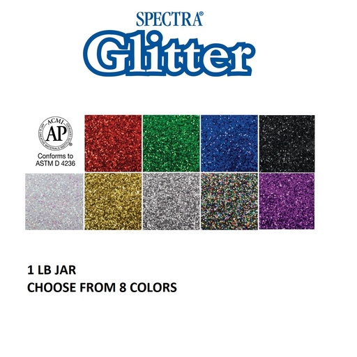 Spectra 1 lb. Glitter Jar