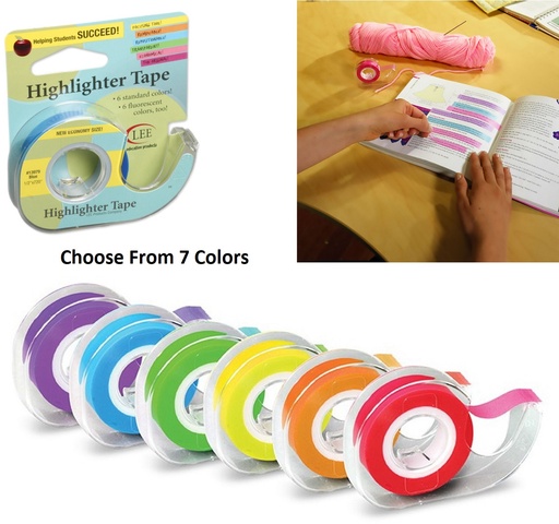 Removable Highlighter Tape