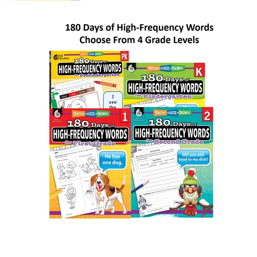 180 Days of High Frequency Words