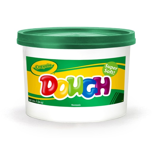 [570015044 BIN] Green Crayola Dough 3lb Bucket