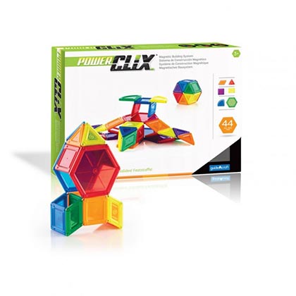 [G9421 GC] Guidecraft PowerClix Solids 44 Piece Set